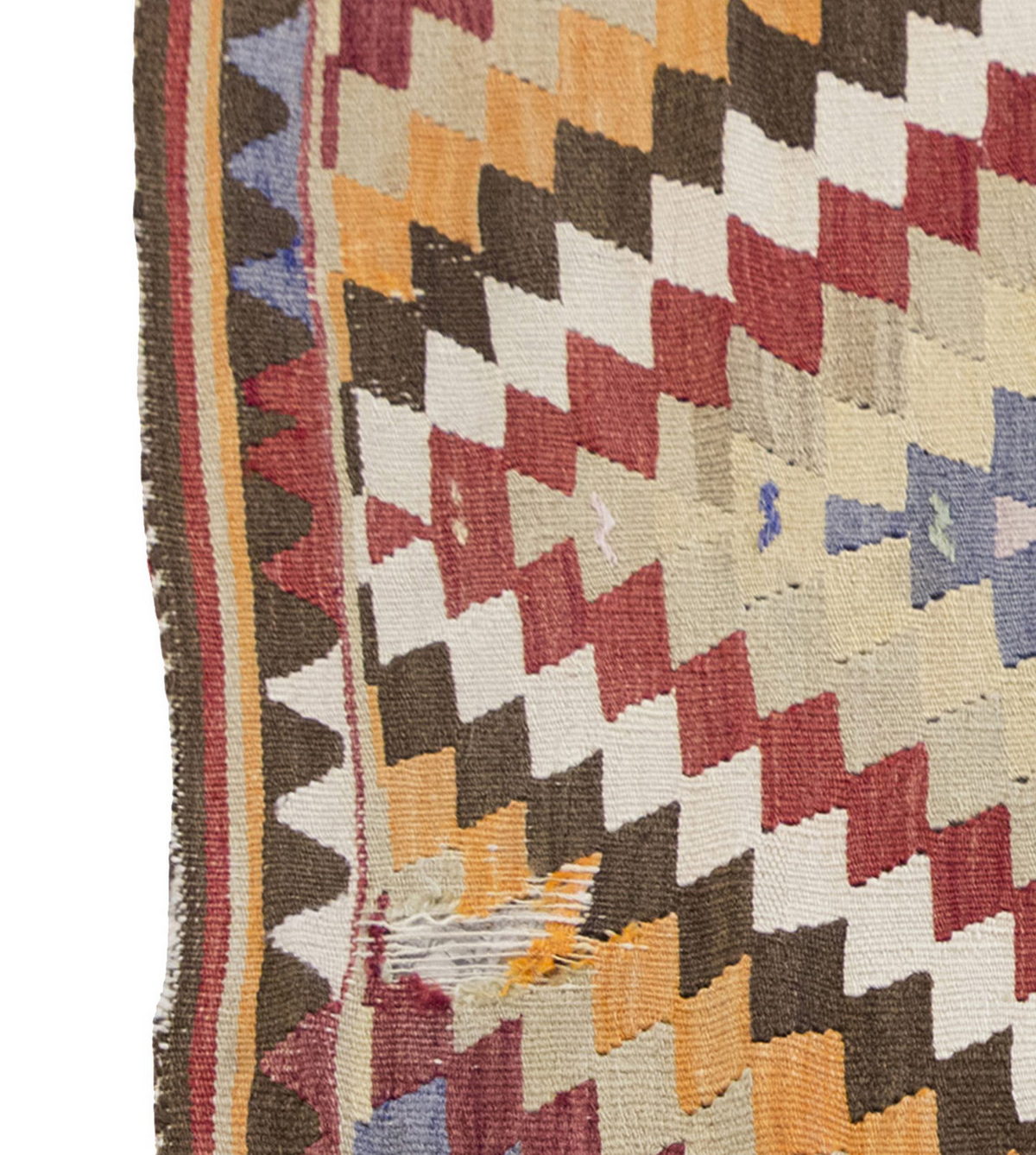 Vintage Kilim Rug,West Part of Turkey Kilim 2'9" x 4'3" feet 85 x 130 cm