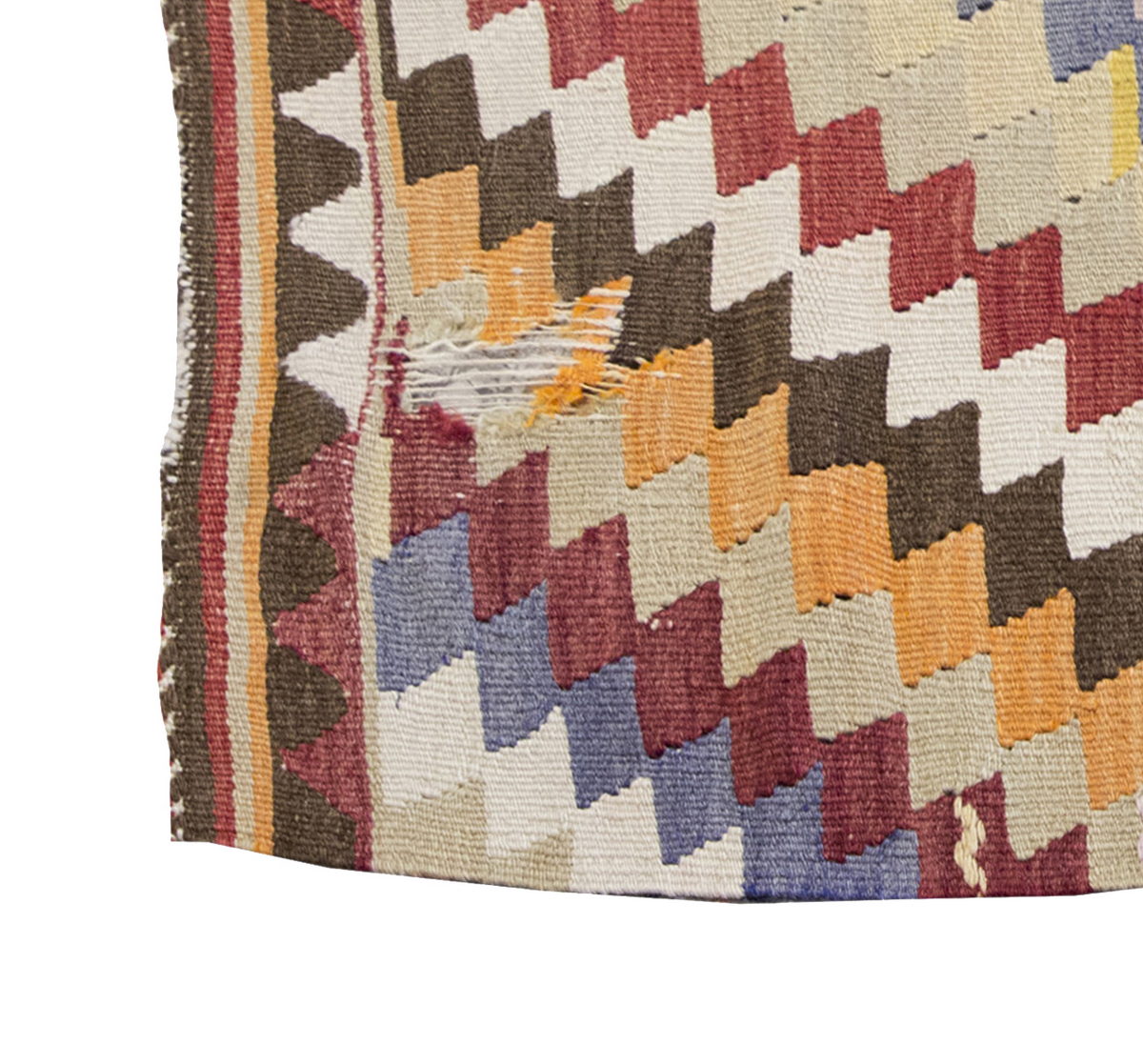 Vintage Kilim Rug,West Part of Turkey Kilim 2'9" x 4'3" feet 85 x 130 cm