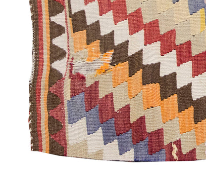 Vintage Kilim Rug,West Part of Turkey Kilim 2'9" x 4'3" feet 85 x 130 cm