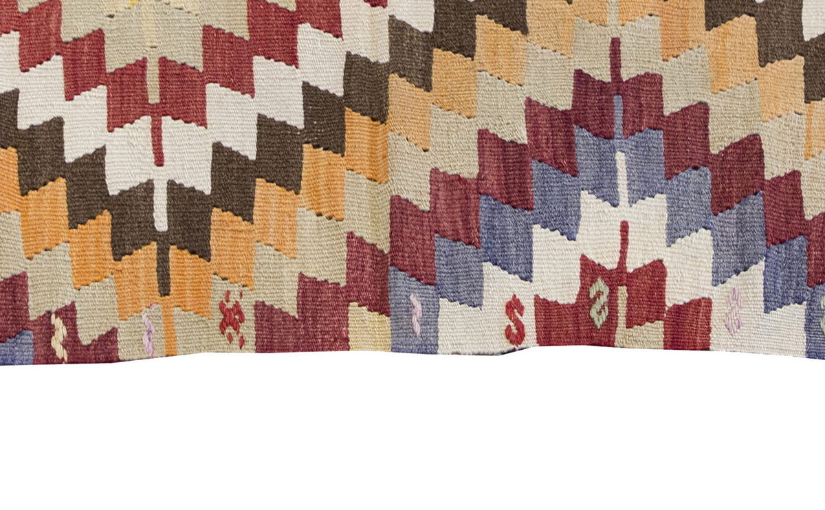 Vintage Kilim Rug,West Part of Turkey Kilim 2'9" x 4'3" feet 85 x 130 cm