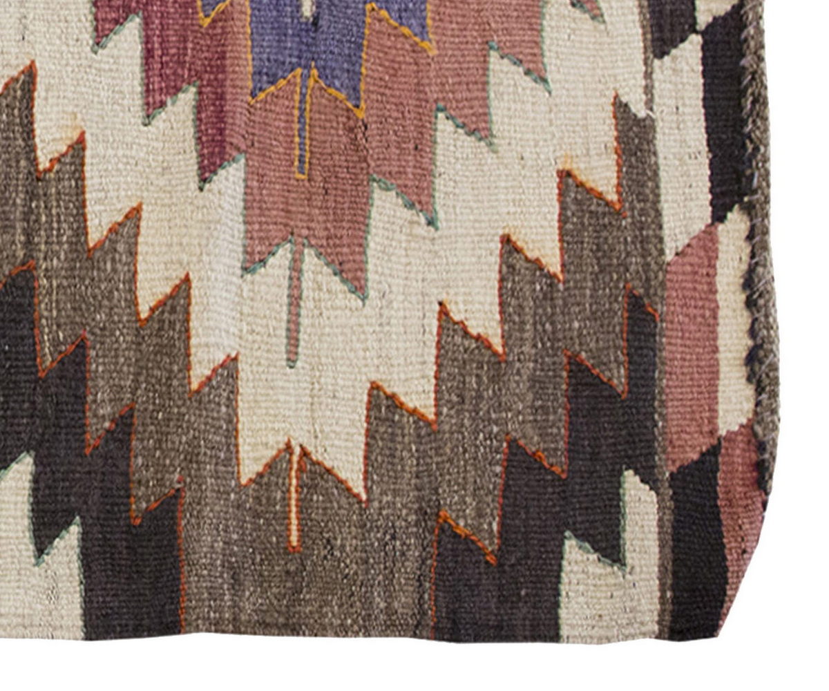 Vintage Kilim Rug,Mut Kilim 2'9" x 4'7feet 84 x 139 cm
