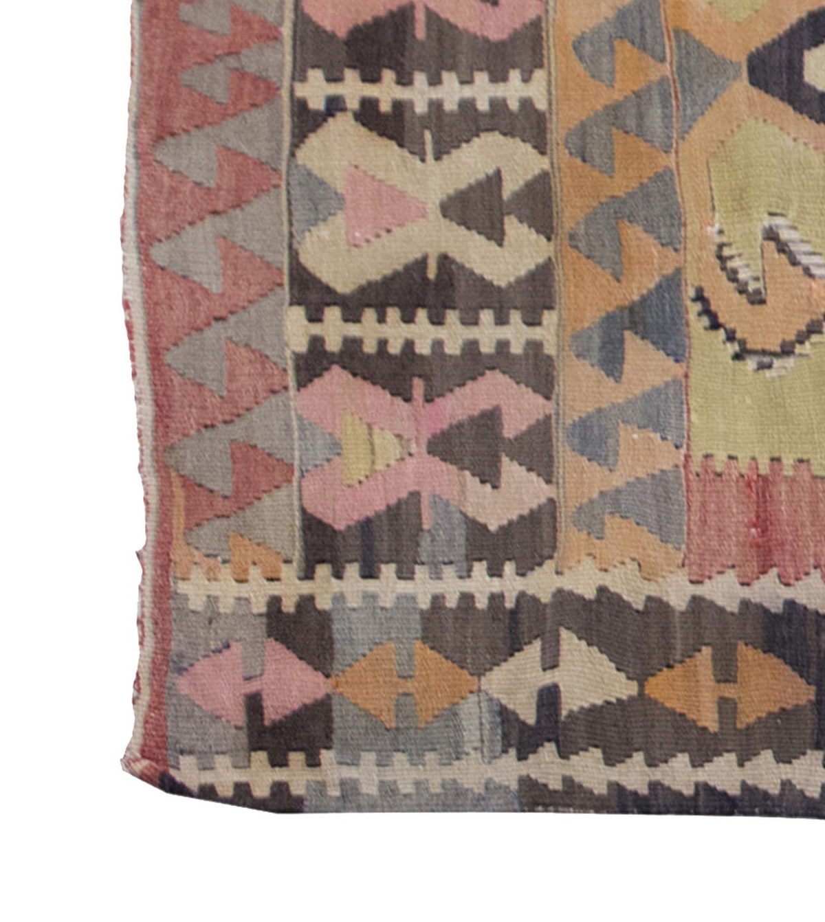 Vintage Kilim Rug,Konya Kilim 2'9" x 7" feet 85 x 210 cm