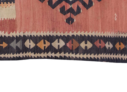 Vintage Kilim Rug,Konya Kilim 2'9" x 7" feet 85 x 210 cm