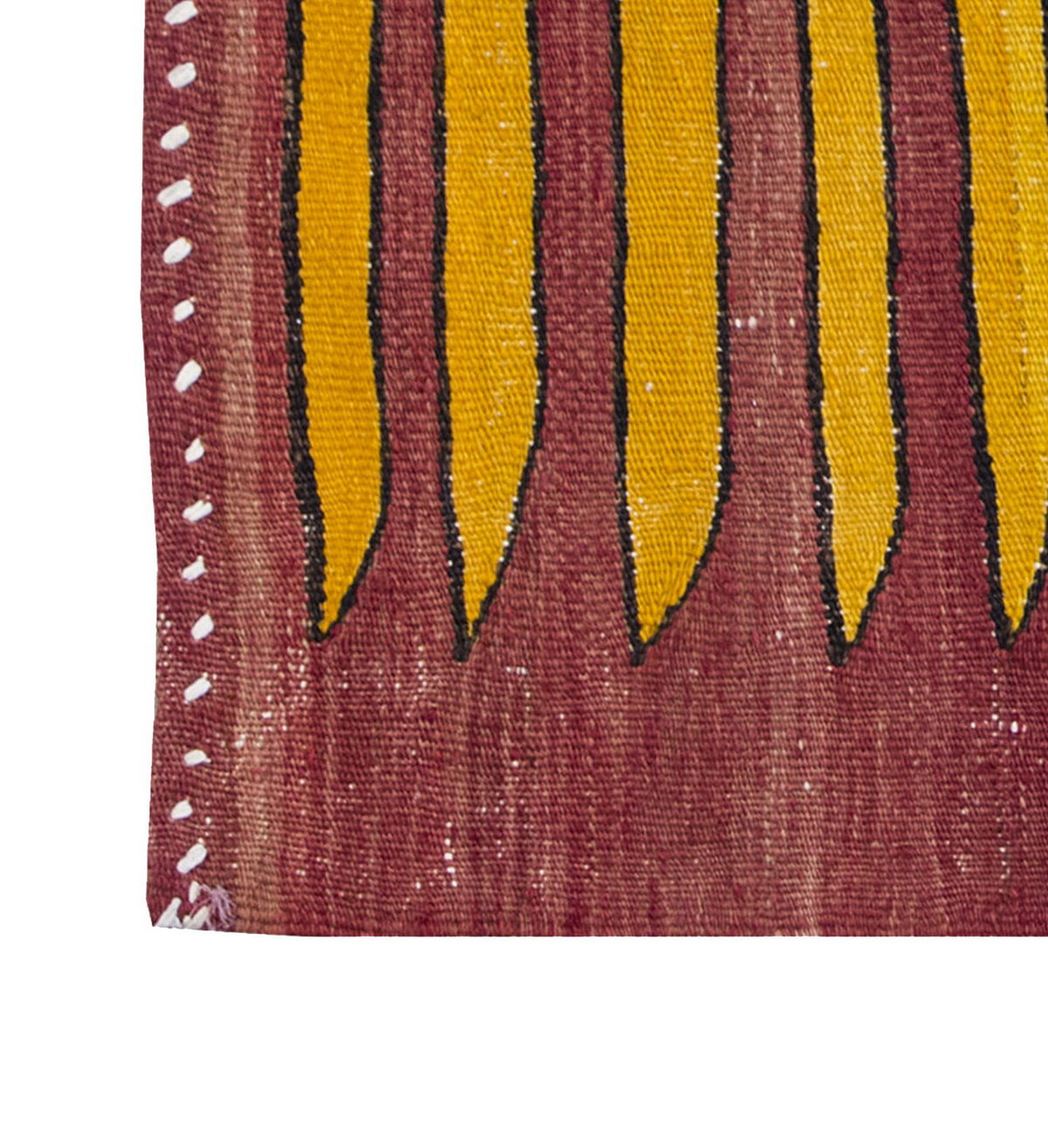 Vintage Milas Bodrum Kilim Rug, South West Part of Turkey  Area Kilim 3" x 3" feet 88 x 88 cm