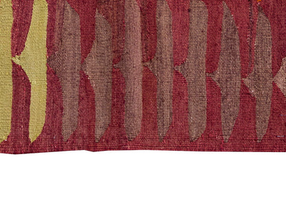 Vintage Milas Bodrum Kilim Rug, South West Part of Turkey Kilim 3" x 3" feet 88 x 92 cm