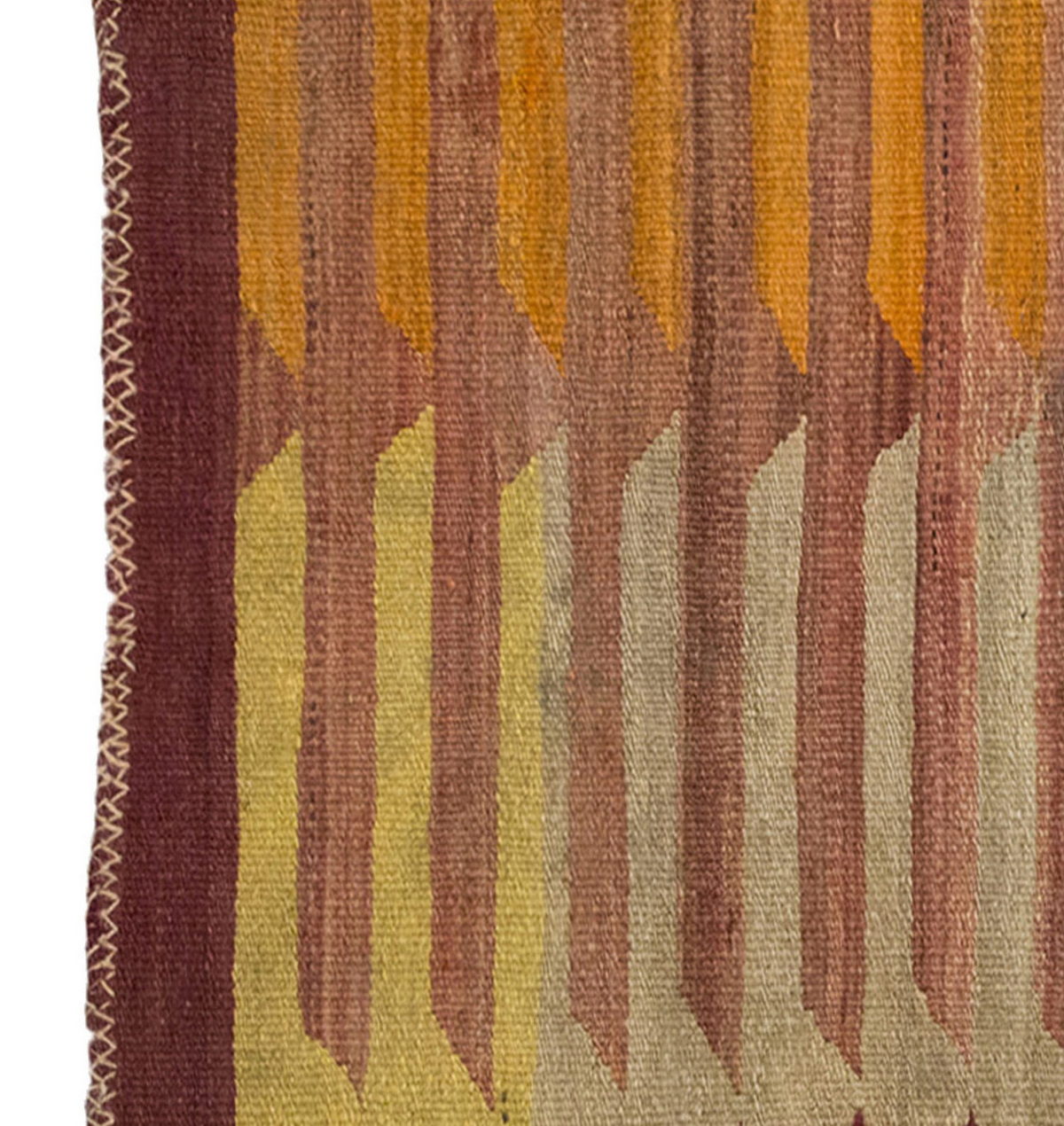 Vintage Kilim Rug,Bodrum Milas Kilim 3" x 3'1" feet 86 x 95 cm