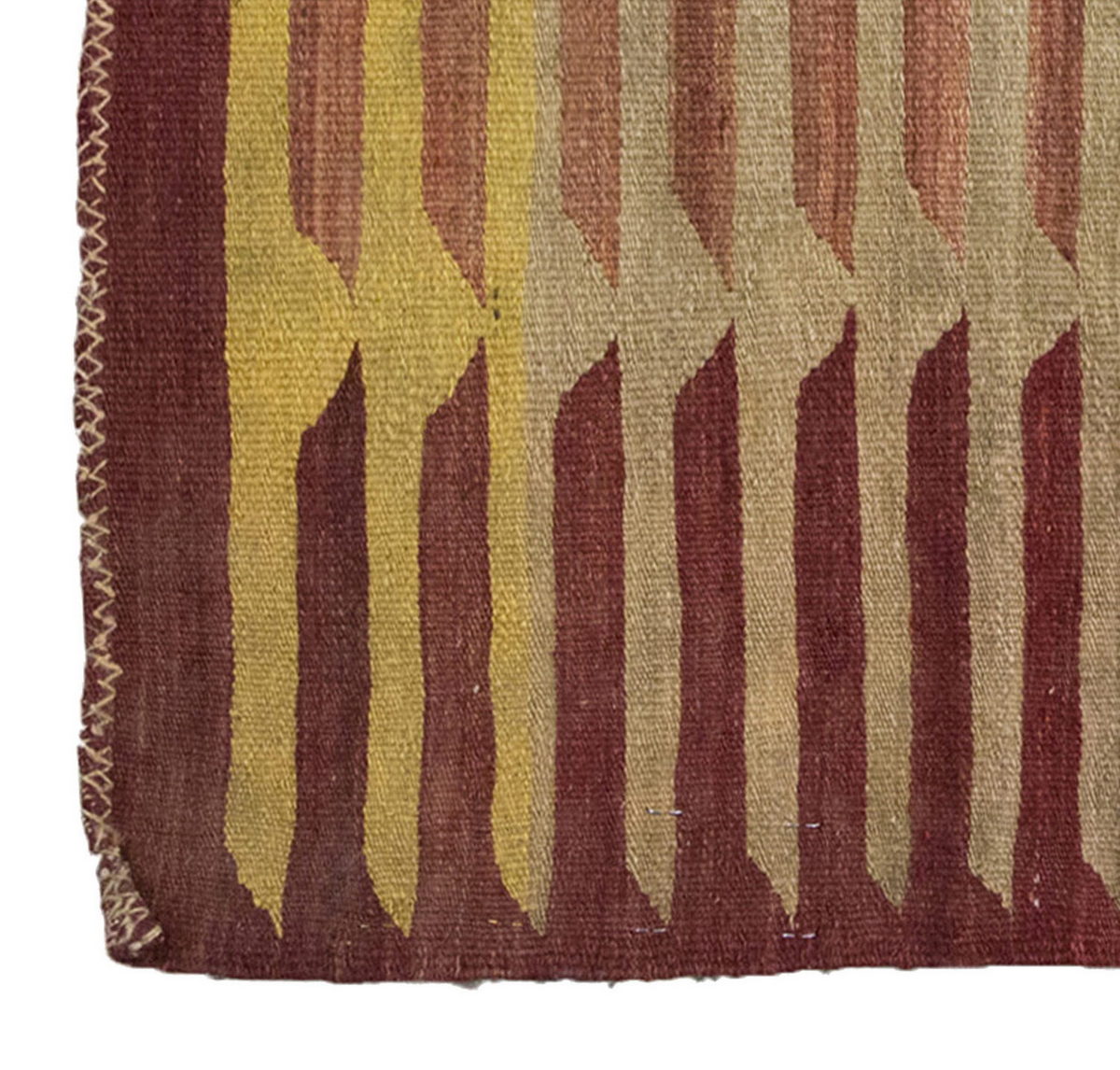 Vintage Kilim Rug,Bodrum Milas Kilim 3" x 3'1" feet 86 x 95 cm