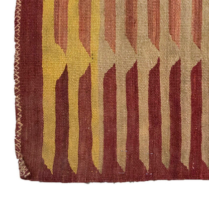 Vintage Kilim Rug,Bodrum Milas Kilim 3" x 3'1" feet 86 x 95 cm