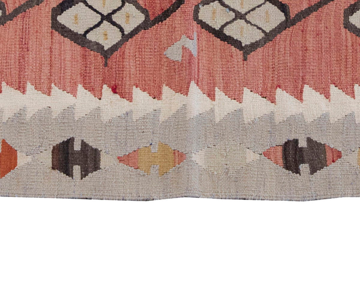 Vintage Kilim Rug,Denizli Kilim 3" x 3'7" feet 90 x 109 cm