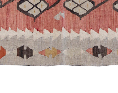 Vintage Kilim Rug,Denizli Kilim 3" x 3'7" feet 90 x 109 cm