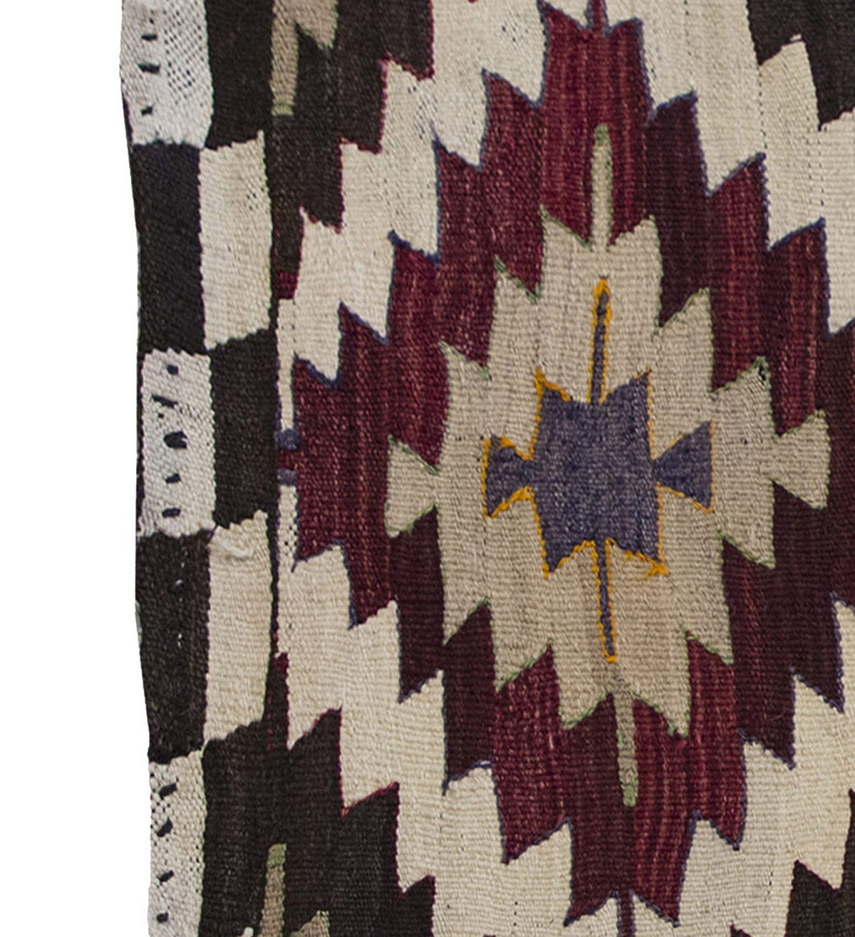 Vintage Milas Kilim Rug, South West Part of Turkey Kilim 3" x 3'9" feet 92 x 115 cm