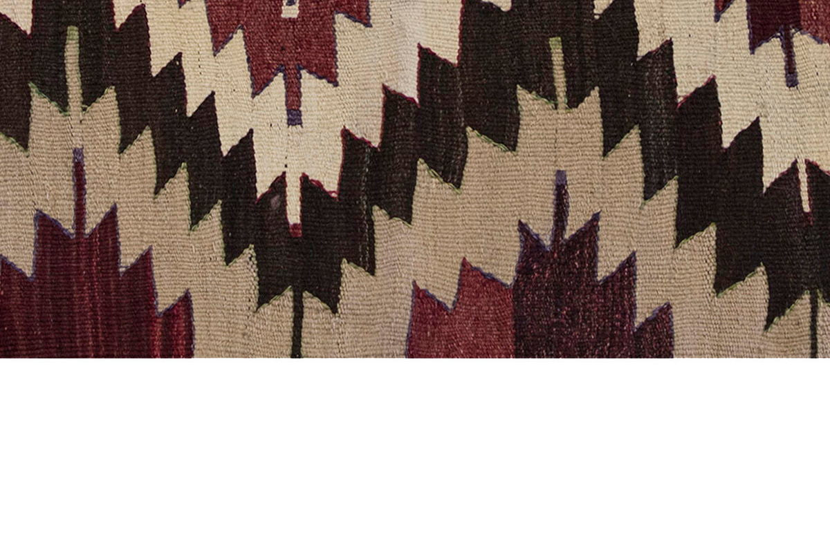Vintage Milas Kilim Rug, South West Part of Turkey Kilim 3" x 3'9" feet 92 x 115 cm