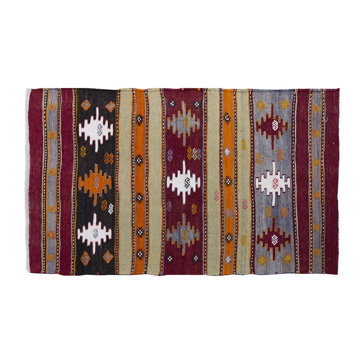 Vintage Kilim Rug,Sivas Kilim 3" x 4'2" feet 89 x 128 cm