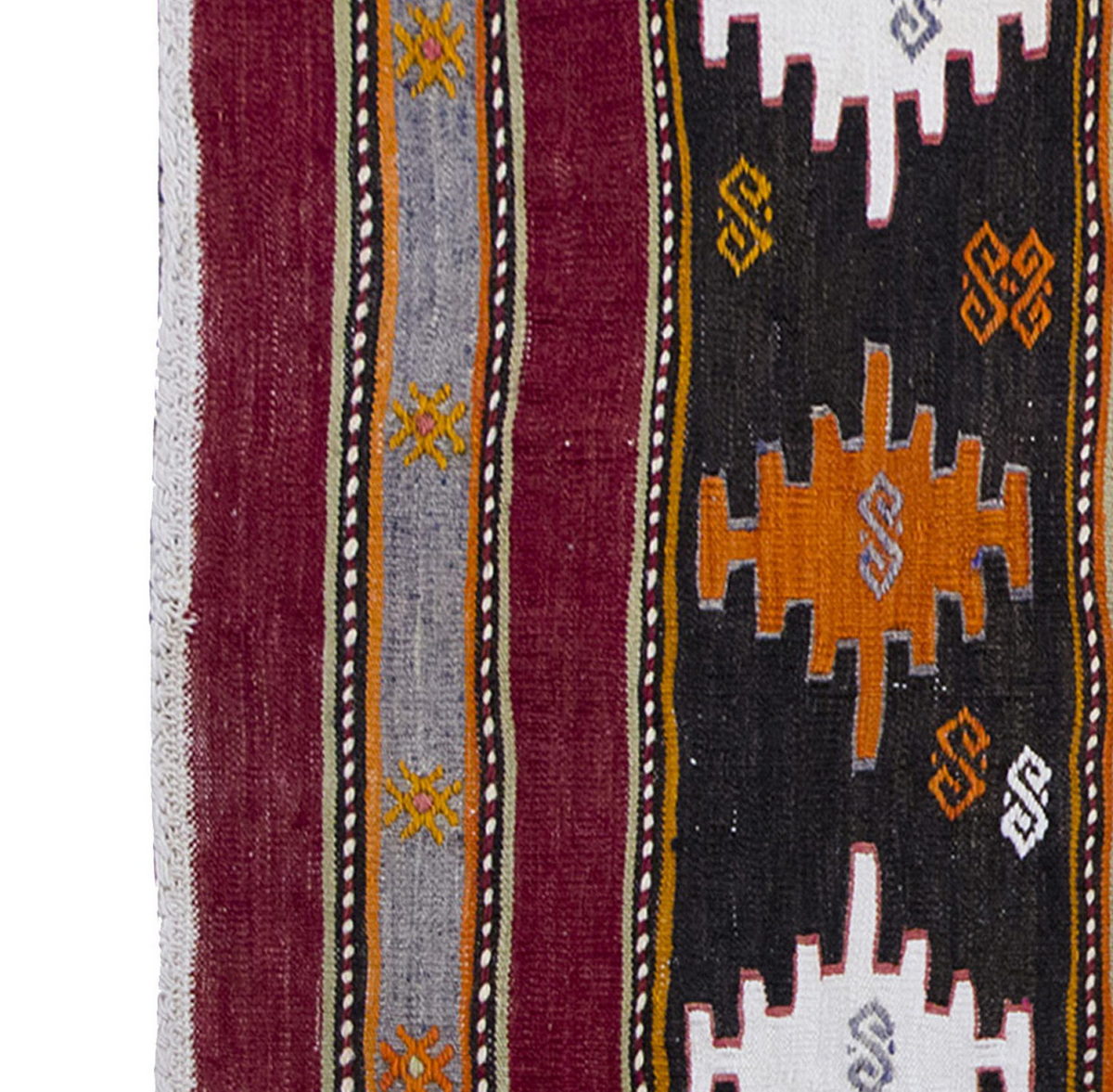 Vintage Kilim Rug,Sivas Kilim 3" x 4'2" feet 89 x 128 cm