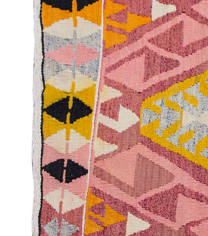 Vintage Kilim Rug,Adana Kilim 3" x 4'4" feet 88 x 131 cm