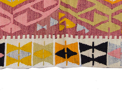 Vintage Kilim Rug,Adana Kilim 3" x 4'4" feet 88 x 131 cm