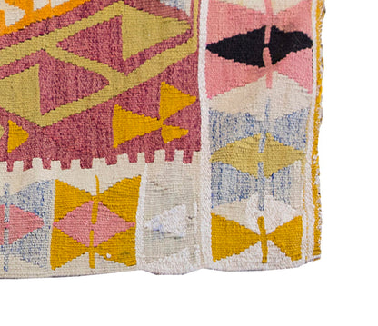Vintage Kilim Rug,Adana Kilim 3" x 4'4" feet 88 x 131 cm