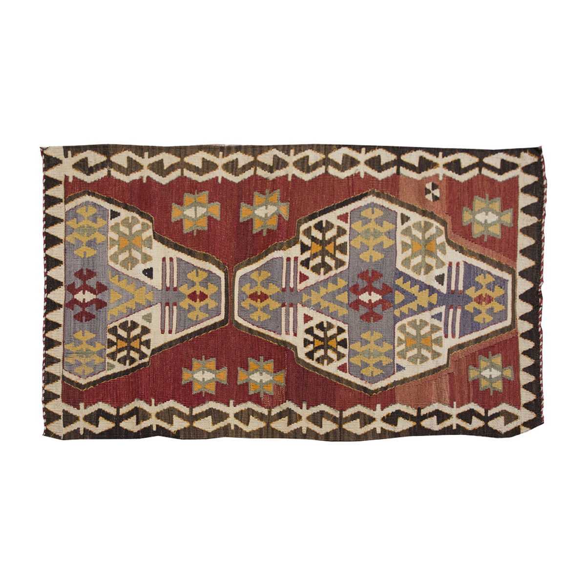Vintage Kilim Rug,Anamur Kilim 3" x 4'4" feet 91 x 133 cm