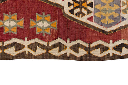 Vintage Kilim Rug,Anamur Kilim 3" x 4'4" feet 91 x 133 cm