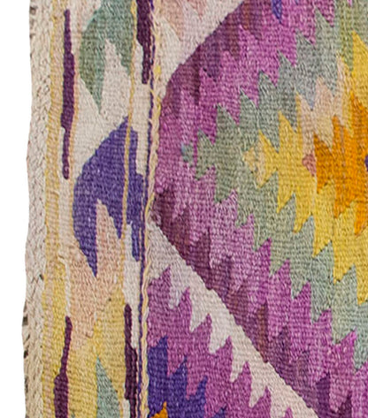 Vintage Kilim Rug,Denizli Kilim 3" x 4'4" feet 92 x 131 cm