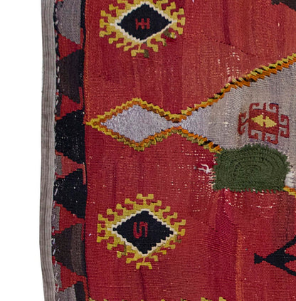 Vintage Kilim Rug,Emirdağ Kilim 3" x 4'6" feet 89 x 138 cm
