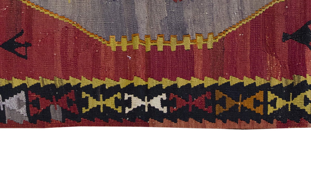 Vintage Kilim Rug,Emirdağ Kilim 3" x 4'6" feet 89 x 138 cm