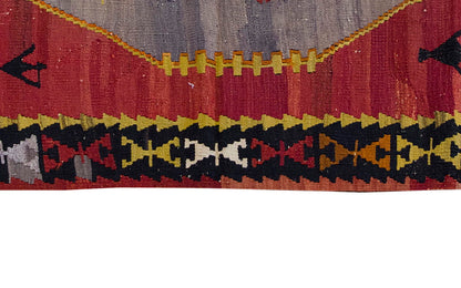 Vintage Kilim Rug,Emirdağ Kilim 3" x 4'6" feet 89 x 138 cm