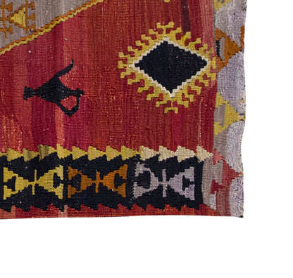 Vintage Kilim Rug,Emirdağ Kilim 3" x 4'6" feet 89 x 138 cm