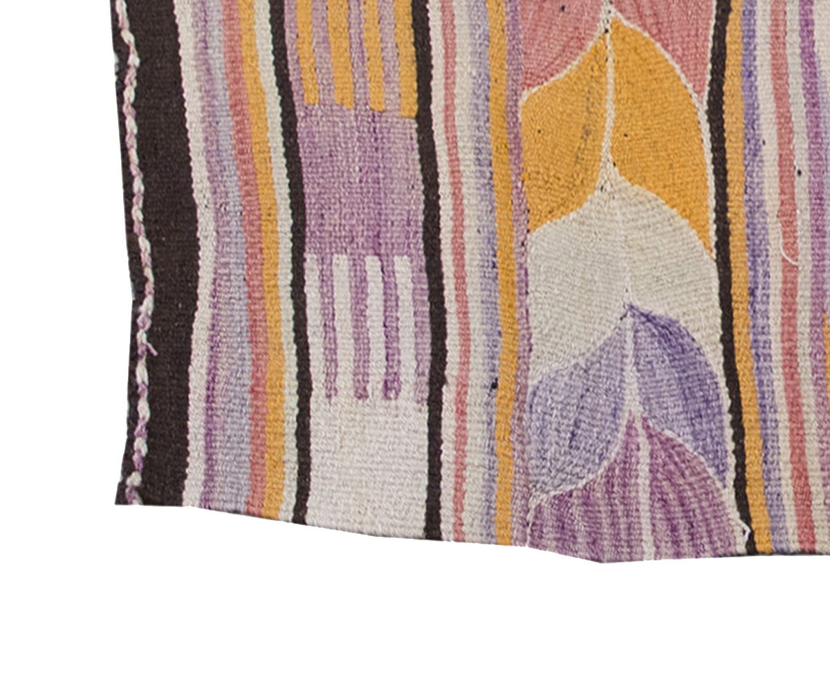 Vintage Kilim Rug,Konya Kilim 3" x 4'6" feet 91x 138 cm