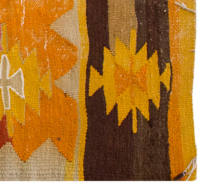 Vintage Kilim Rug,Afyon Kilim 3" x 4'6" feet 93 x 138 cm