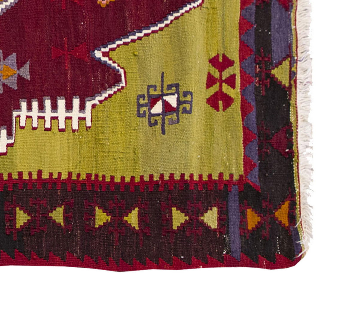 Vintage Kilim Rug,Emirdağ Kilim 3" x 4'7" feet 93 x 140 cm