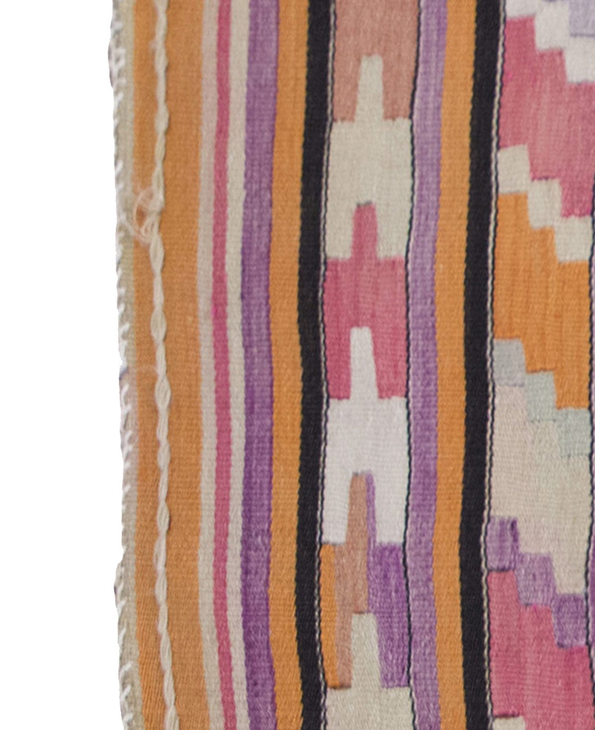 Vintage Balcans Kilim Rug,Balcans Area Kilim 3" x 4'8" feet 87 x 142 cm