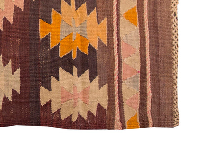 Vintage Kilim Rug,Denizli Kilim 3" x 5" feet 88 x 152 cm