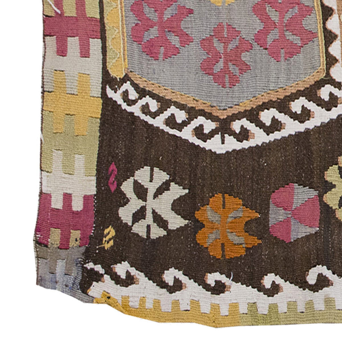 Vintage Kilim Rug,Kırşehir Kilim 3" x 5'5" feet 89 x 165 cm