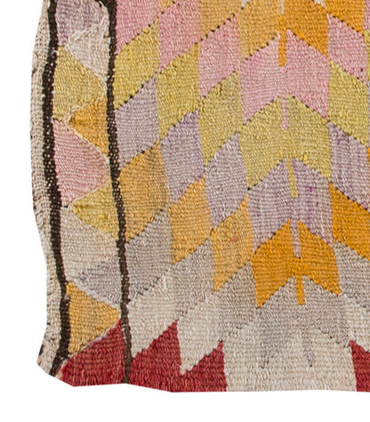 Vintage Kilim Rug,Denizli Kilim 3'1" x 3'9" feet 95 x 115 cm