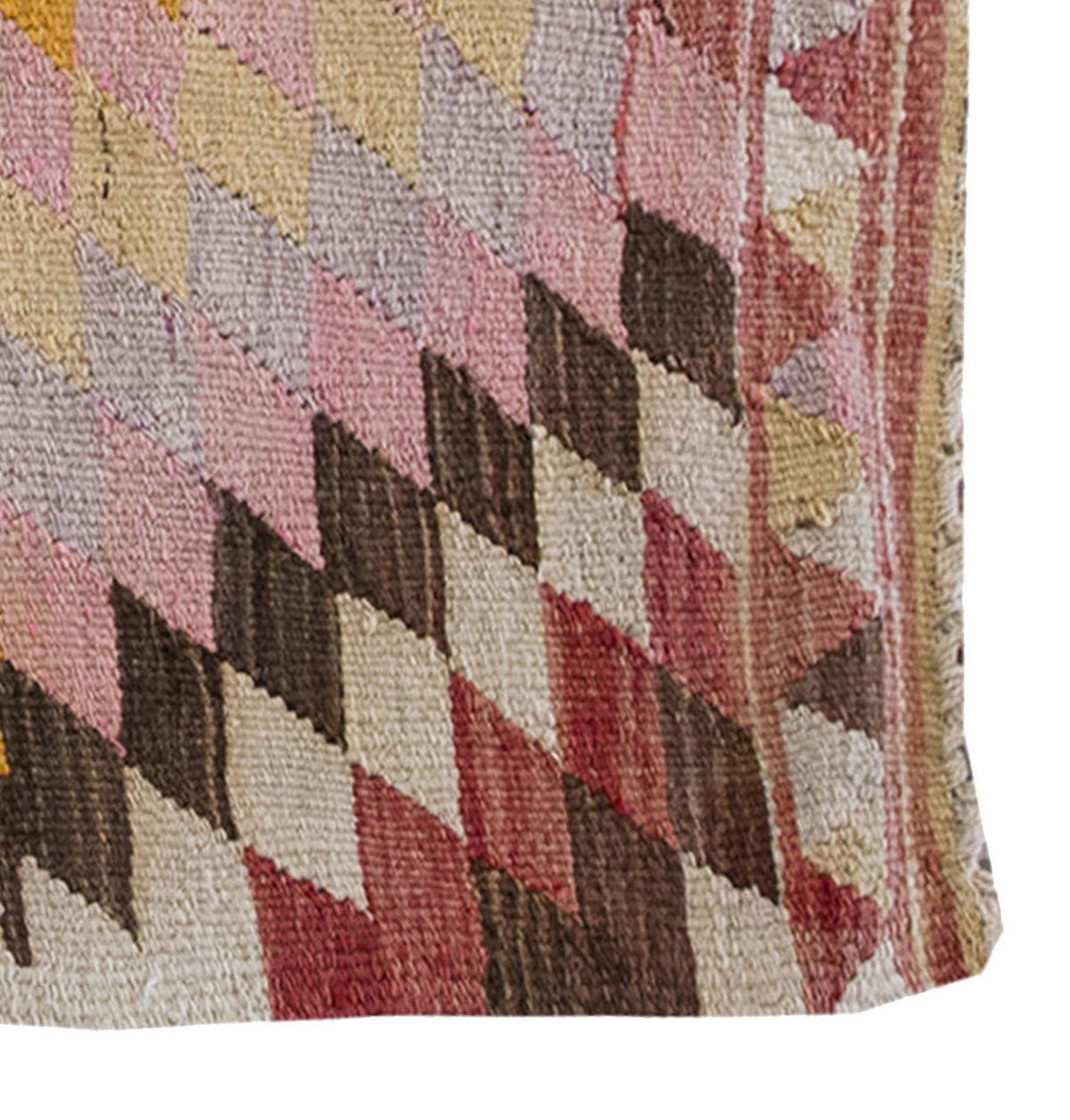 Vintage Kilim Rug,Denizli Kilim 3'1" x 3'9" feet 95 x 115 cm