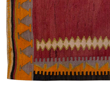 Vintage Kilim Rug,Konya Kilim 3'1" x 4'2" feet 95 x 127 cm