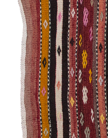 Vintage Kilim Rug,Konya Kilim 3'1" x 4'3" feet 94 x 130 cm