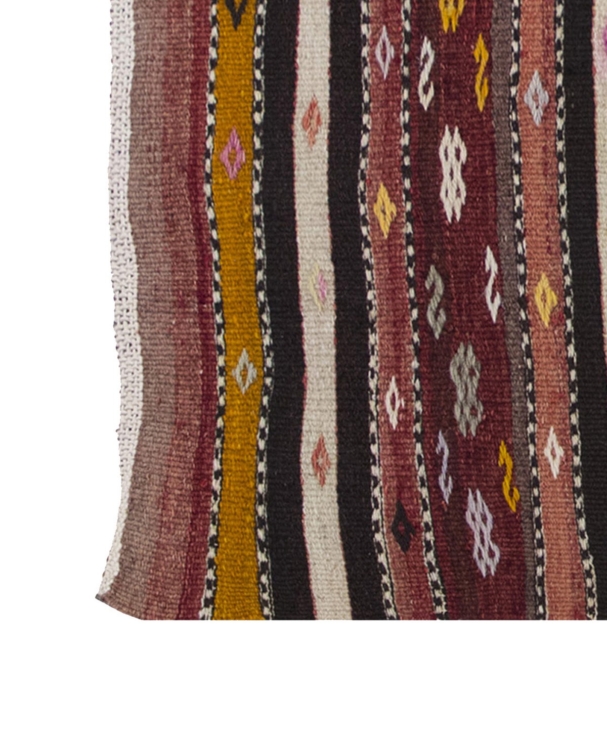 Vintage Kilim Rug,Konya Kilim 3'1" x 4'3" feet 94 x 130 cm