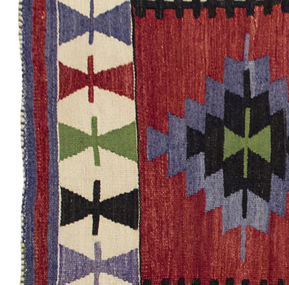 Vintage Kilim Rug, Oushak Area Kilim 3'1" x 4'4" feet 95 x 133 cm