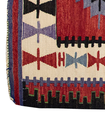 Vintage Kilim Rug, Oushak Area Kilim 3'1" x 4'4" feet 95 x 133 cm