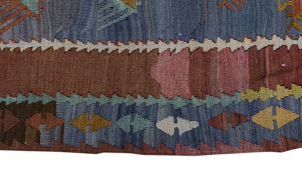 Vintage Kilim Rug,Afyon Emirdağ Kilim 3'1" x 5" feet 95 x 154 cm
