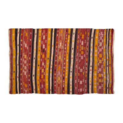 Vintage Kilim Rug, Konya Kilim 3'1" x 5'7" feet 94 x 170 cm