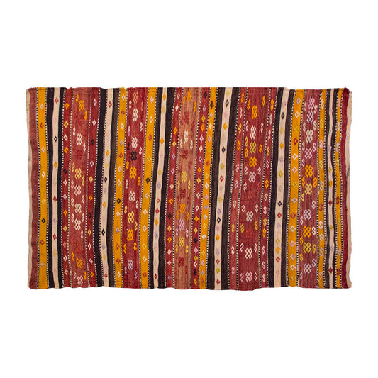 Vintage Kilim Rug, Konya Kilim 3'1" x 5'7" feet 94 x 170 cm