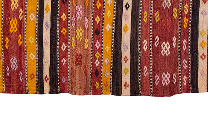 Vintage Kilim Rug, Konya Kilim 3'1" x 5'7" feet 94 x 170 cm