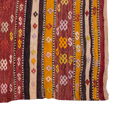 Vintage Kilim Rug, Konya Kilim 3'1" x 5'7" feet 94 x 170 cm