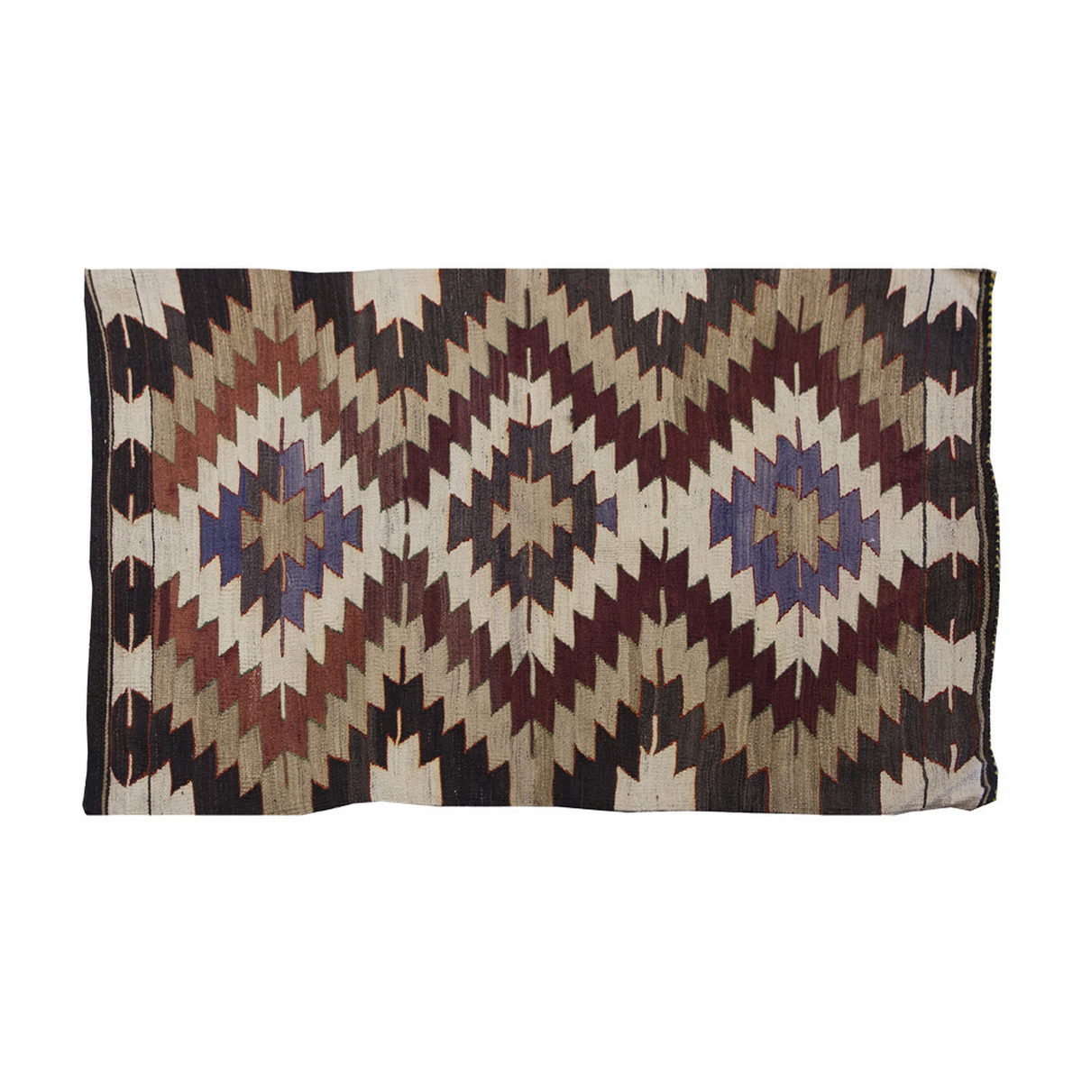 Vintage Anamur Kilim Rug, South Part of Turkey Kilim 3'1" x 5'7" feet 95 x 170 cm