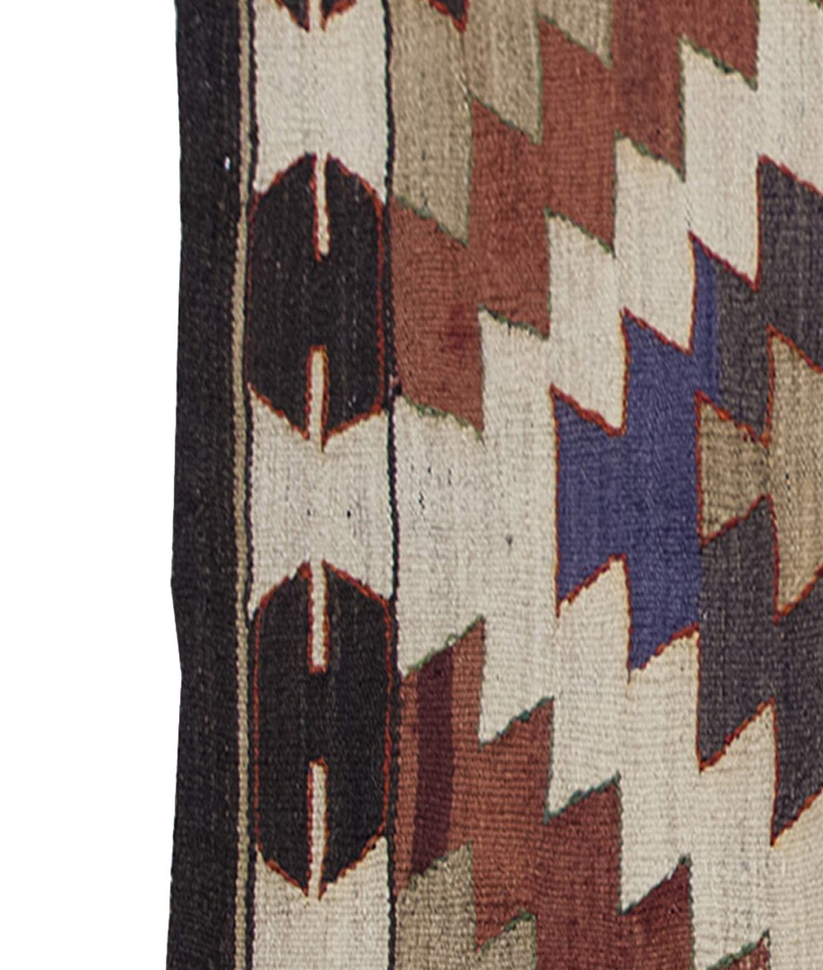 Vintage Anamur Kilim Rug, South Part of Turkey Kilim 3'1" x 5'7" feet 95 x 170 cm