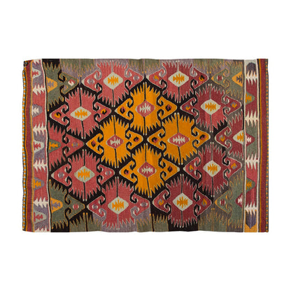Vintage Kilim Rug,Annamur Kilim 3'2" x 4'5" feet 96 x 135 cm