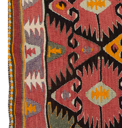 Vintage Kilim Rug,Annamur Kilim 3'2" x 4'5" feet 96 x 135 cm